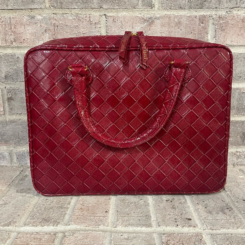 Red Woven Tote Bag - Picture 3 of 11